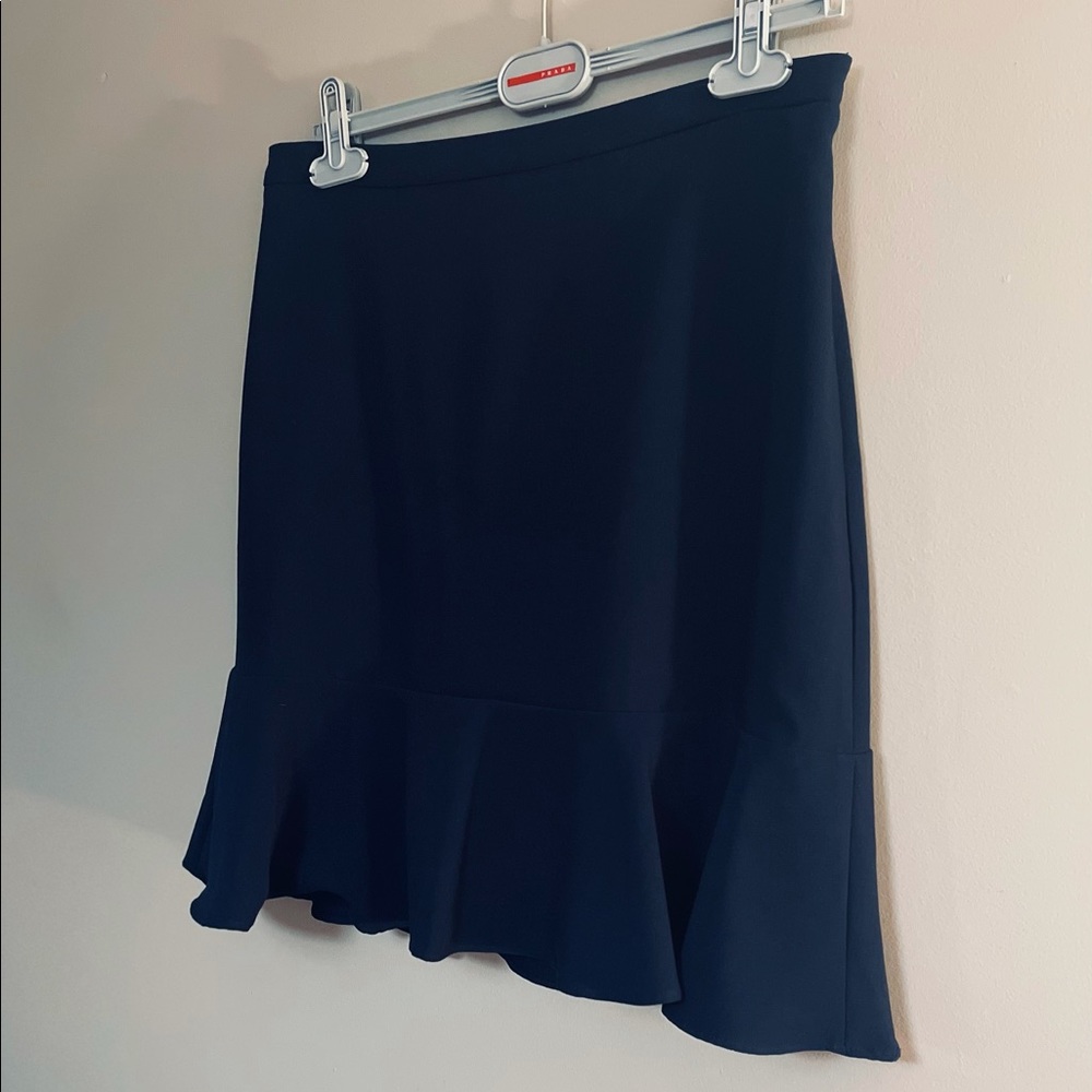 Navy Blue flared skirt - Nanette Lepore